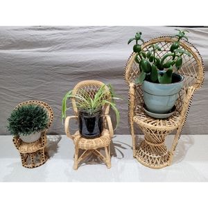Small Wicker Doll Chairs (set if 3)